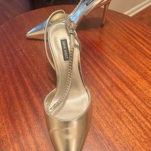 Gold heels